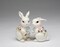 Easter Rabbits Holding Flowers Salt and Pepper Shakers, Home Décor, Gift for Her, Gift for Mom, Kitchen Décor, Spring Décor, Easter Décor